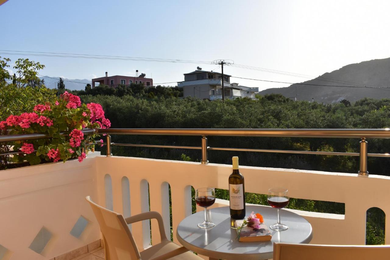 Aphrodite Apartments Kalyves Bagian luar foto