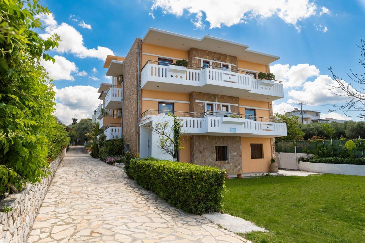 Aphrodite Apartments Kalyves Bagian luar foto