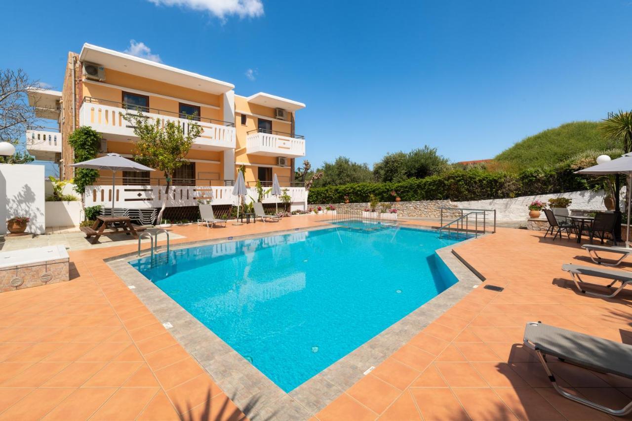 Aphrodite Apartments Kalyves Bagian luar foto