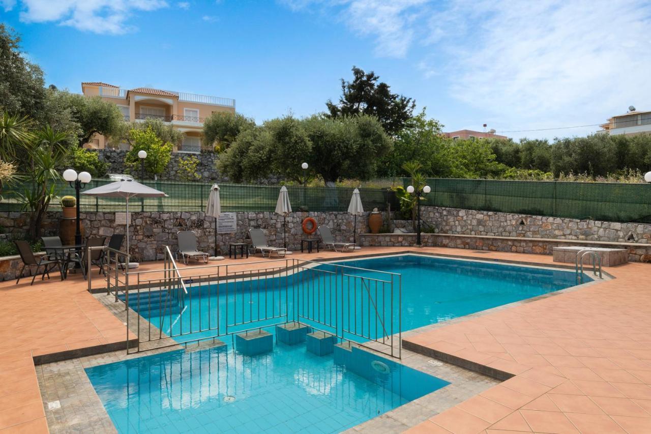Aphrodite Apartments Kalyves Bagian luar foto