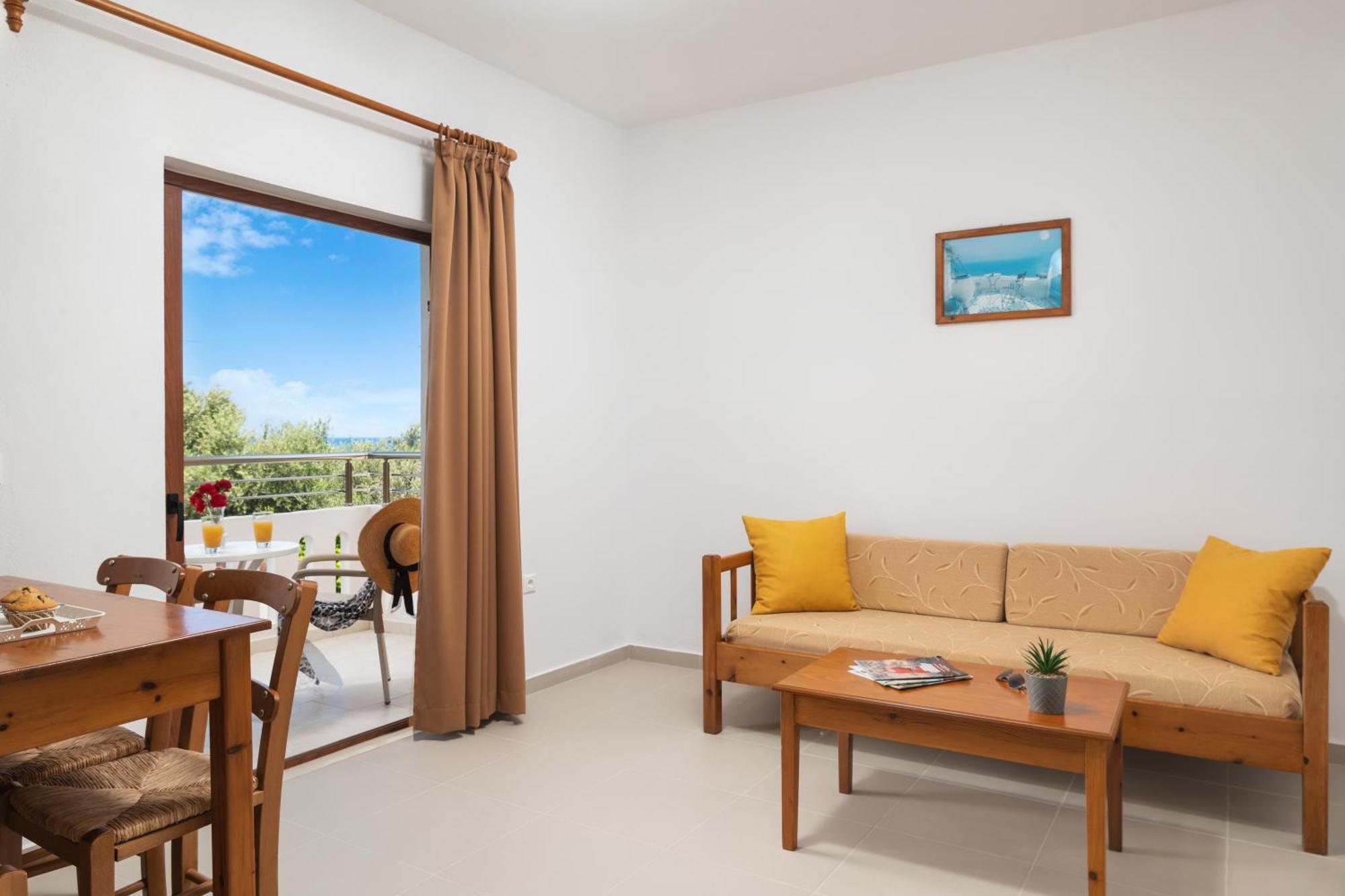 Aphrodite Apartments Kalyves Bagian luar foto